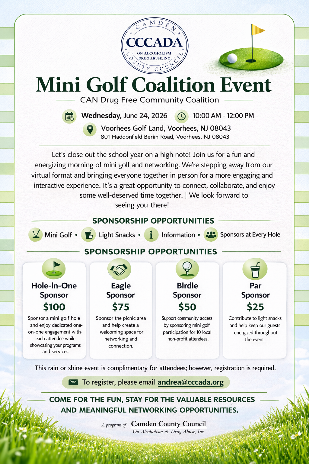 Mini Golf Coalition Event